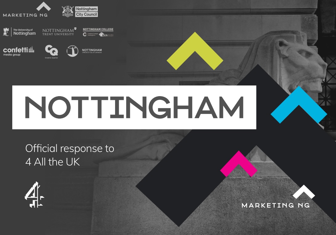 Nottingham's Channel 4 bid document cover page